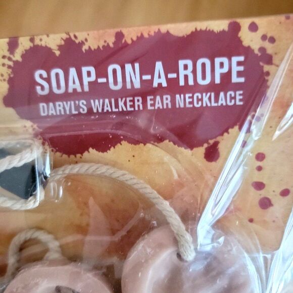 The Walking Dead Soap on a Rope Daryl's Walker Ear Necklace Loot Crate New AMC - Picture 2 of 3